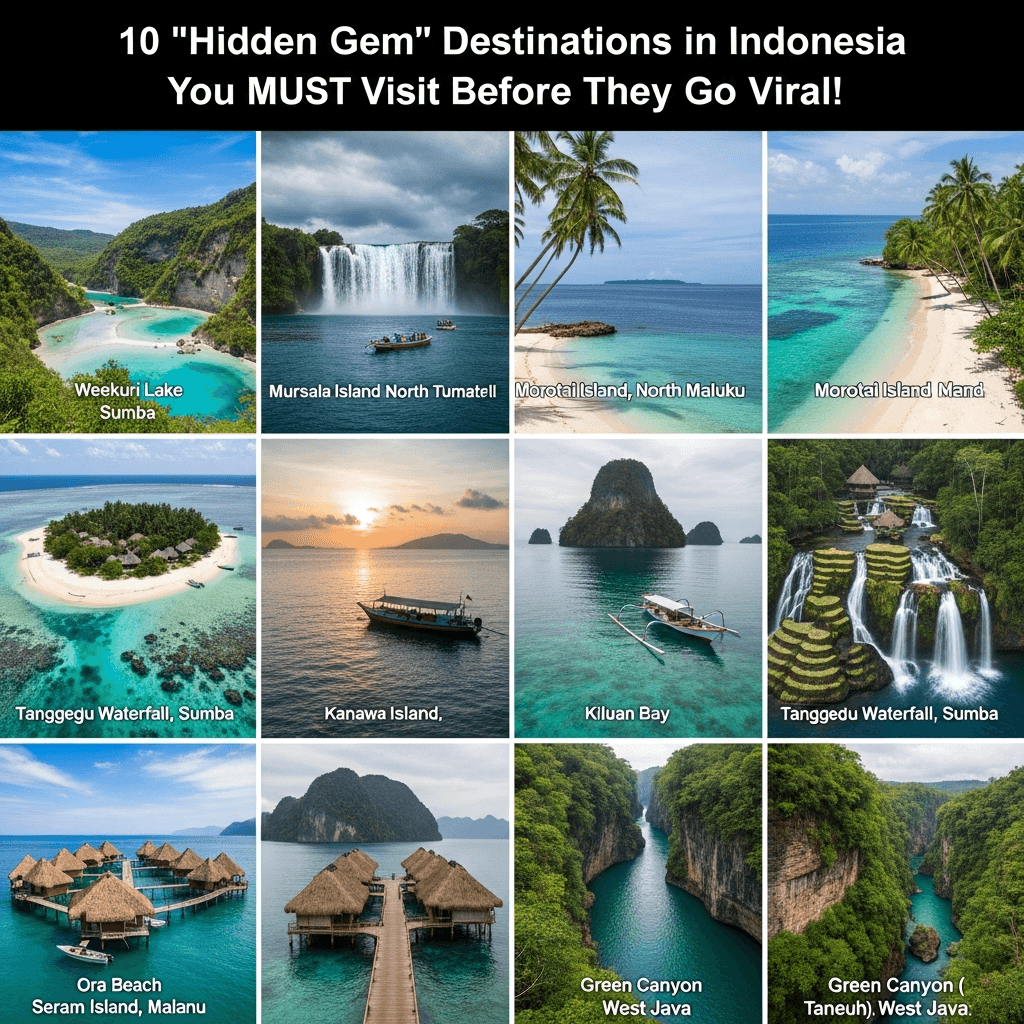 10 Destinasi 'Hidden Gem' Paling Memukau di Indonesia yang Wajib Dikunjungi Sebelum Viral!