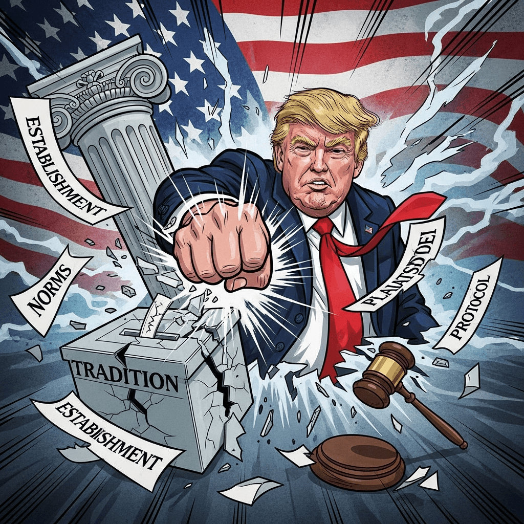 Jurus Trump: Menggebrak Politik Amerika, Kembali ke Puncak?
