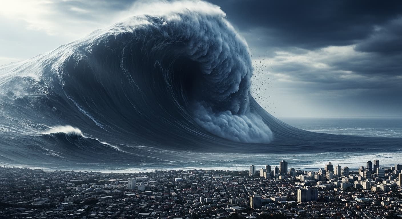 Tsunami Menerjang: Kisah Pilu Gelombang Dahsyat Melenyapkan Segalanya